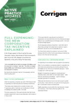 Full Expensing: the new Corporation Tax incentive explained